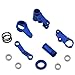 HobbyPark Aluminum Steering Bellcranks and Servo Saver Set w/Bearings For Traxxas 1/10 Slash 4x4 Hop-Up Upgrade Parts Navy Blue