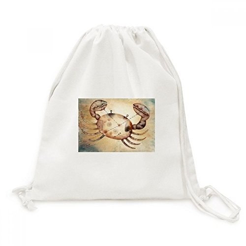 Sac à dos cordon Toile Cancer Zodiaque pour voyage et loisirs