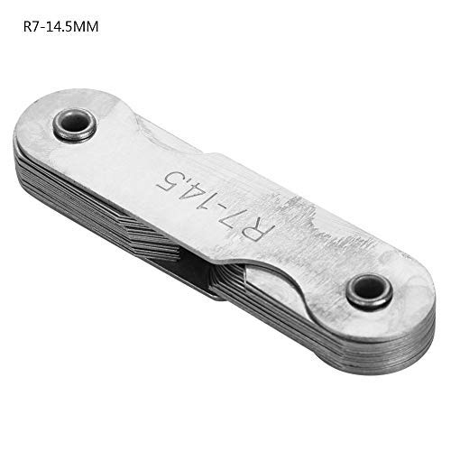 Radius Gauge, Fillet Gauge, Concave Convex Measuring Tool, Suit for Tool Die Makers, Machinists, and Many Other Worker to Check the Radius Of Tools