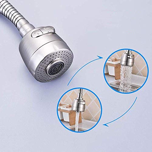 Robinet mitigeur de cuisine mural pivotant pour libérer de l'espace d'évier - 3