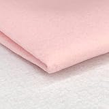 Color: varios Tela de fieltro acrílico de 150 cm de ancho para coser decoraciones de manualidades (rosa pastel)