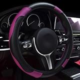 ▶【ACCESORIO ELEGANTE PARA VEHÍCULOS】: Esta moderna funda para volante no solo protege, sino que también le da un toque elegante a la decoración interior de su coche, convirtiéndola en un accesorio imprescindible.