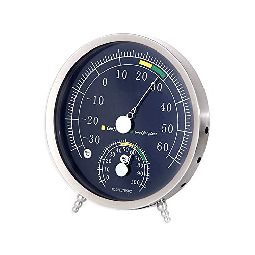 Wetterstation Temperaturanzeige, Kein Batteriewetter-Thermometer Hygrometer Wand Hygrometer Einfache Lesen Für Terrasse Oder Dekorativ