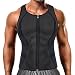 TAILONG Men Hot Neoprene Workout Sauna Tank Top Zipper Waist Trainer Vest Weight Loss Body Shaper Compression Shirt Gym Clothes Corset