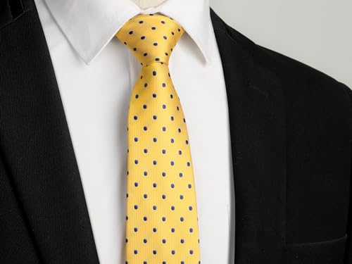 Image of Enlision Ties for Men Solid Color 3.35 inch Formal Business Necktie Classic Satin Mens Wedding Party Ties