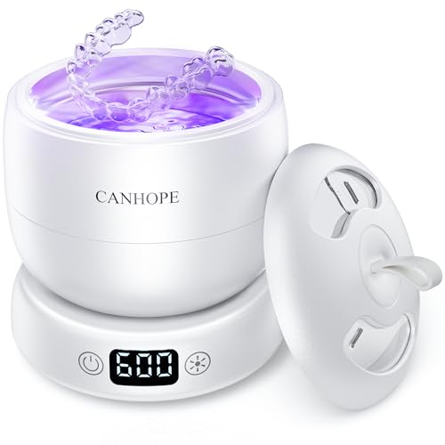 CANHOPE Ultrasonic Retainer Cleaner Machine, 42kHz...
