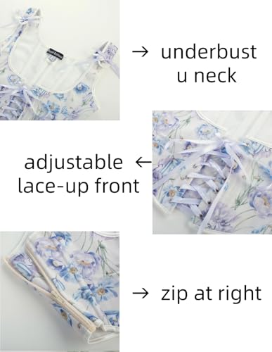 Image of Scarlet Darkness Women's Underbust Corset Top Renaissance Medieval Lace-up Boned Fairycore Pirate Corsets