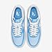 Nike Air Force 1 '07 LV8 Men's Shoes (HV9405-400, Psychic Blue/University Blue/White) Size 10.5