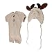 Babykostüme, Neugeborene Wolle Handarbeit Bequeme Baby Kalb Kleidung für die Fotografie