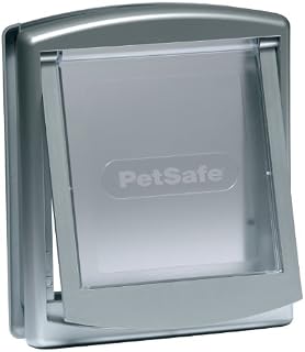 PetSafe Staywell, Convenient, Original 2 Way Pet Door, Fast Installation, Easy Fitting, 2 Way Locking, Cat Flap for all Pets  Large - Silver