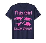This Girl Loves Dinos - Dinosaur T-Shirt