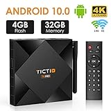 [page_title]-TICTID Android TV Box Android 10.0【4G+32G】 T6 Pro Smart tv Box Allwinner H616 64-bit Quad core/ Ethernet 10/100M/Standard RJ-45 unterstützt WiFi 2.4G / 5G/1080p/4K