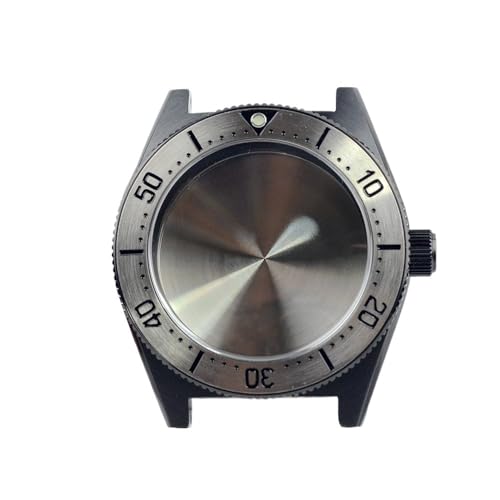 1�� 62MAS �����P�[�X �g�ݗ��Ď��v�P�[�X SPB143J1/SPB253J1 ���a40mm 20Bar �h�� 28.5MM �����Ճ~���[(Black -3)