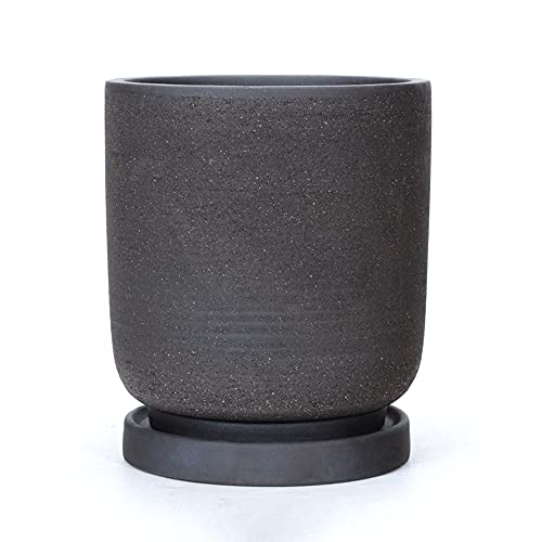 Maceta de arena púrpura para decoración de salones con estilo europeo