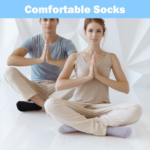 100 Pairs Low Cut Socks Bulk Pack Breathable Athletic Ankle Socks for Men Women Unisex Homeless No Show Casual Sock (Black, White, Grey)4