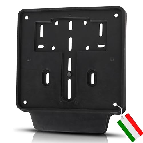 Soporte de Placa Universal para Motocicleta, Accesorios para Motocicleta, portamatrículas, con Banda para autoadhesivos y/o Reflectantes, Marco de matrícula para Motocicletas, Accesorios para