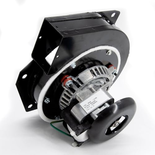 Exhaust Blower Fan for Quadrafire Classic Bay CB1200 & CB1200i Insert and Pellet Stoves, Heatilator Eco Choice CAB50 & PS50 Pellet Stoves, 812-3381 Combustion Blower for Quadra-Fire & Quadrafire