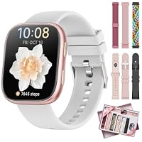 Hwagol – 7 Armbänder & Geschenkbox Smartwatch Damen Herren, 1.83" HD 