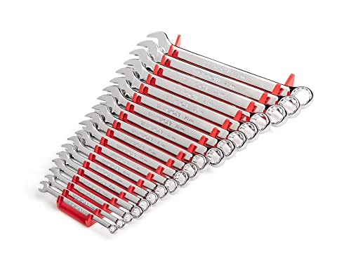 TEKTON Combination Wrench Set with Rack, 19-Piece (6-24 mm) | WCB91202 by TEKTON - Image 2