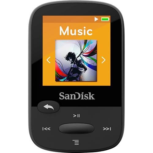 Sandisk SDMX24-004G-A46K 4gb 1.44 Clip Sport Mp3 Players (Black)