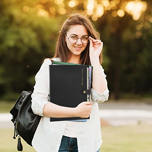 Eoout 2Pcs Expanding File Folder, A4 Letter Size Accordion Folder With 32Pcs Labels In 16 Colors For School And Office Organzation, 5 Pockets For School And Office Supplies #TOP5