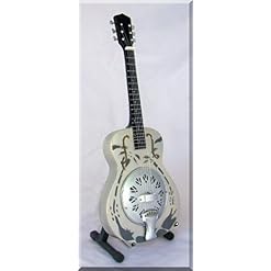 MARK KNOPFLER Guitare miniature RESONATOR DOBRO DIRE STRAITS - Les Beatles, Paul McCartney, John Lennon, RIngo Starr, George Harrison