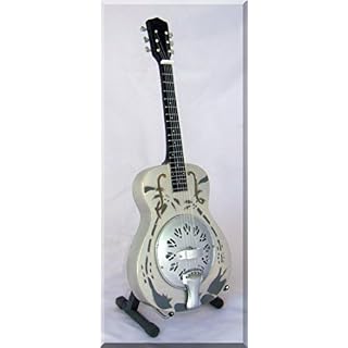 MARK KNOPFLER Guitare miniature RESONATOR DOBRO DIRE STRAITS - Les Beatles, Paul McCartney, John Lennon, RIngo Starr, George Harrison