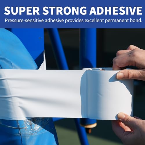 Tapebear TB-WC15-F-WT-1ROLL Corrosion Protection Pipe Tape, Pipe Wrap Tape For Drain Pipe, Metal Electrical Outdoor Underground Pipe, Waterproof Pvc White Tape thumb #4