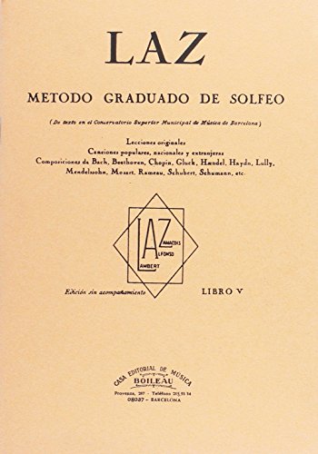 Laz - Libro V: Método graduado de Solfeo