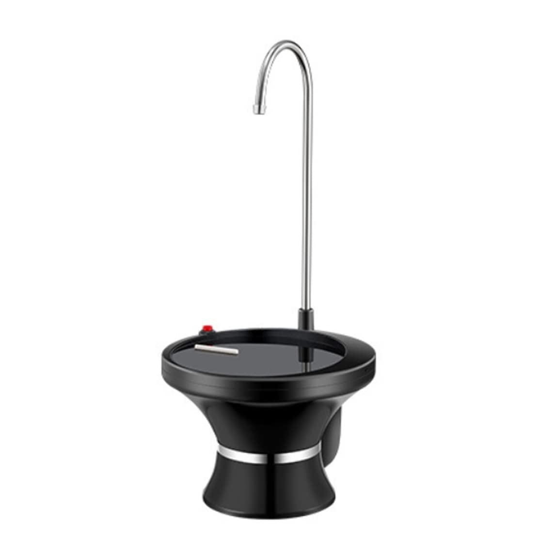 Pompa erogatrice acqua potabile, pompa elettrica automatica per bottiglie per brocche d'acqua da 1-5 galloni Controllo USB ricaricabile a 2 interruttori, per cucina domestica, ufficio, campeggio