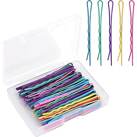 Chiyuehe 150 Pieces Color Bobby Hair Pins Hair Styling Clips with Storage Box for Women,(Multicolor) Cover