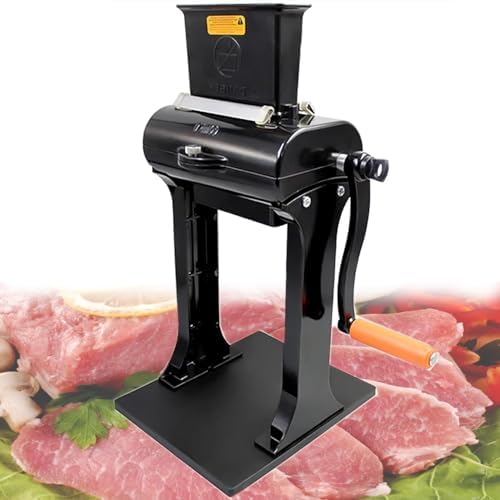 Vertical Manual Meat Tenderizer, Manual Meat Flattening Tool, Suitable for Beef, Turkey, Chicken, Pork, and Steaks.