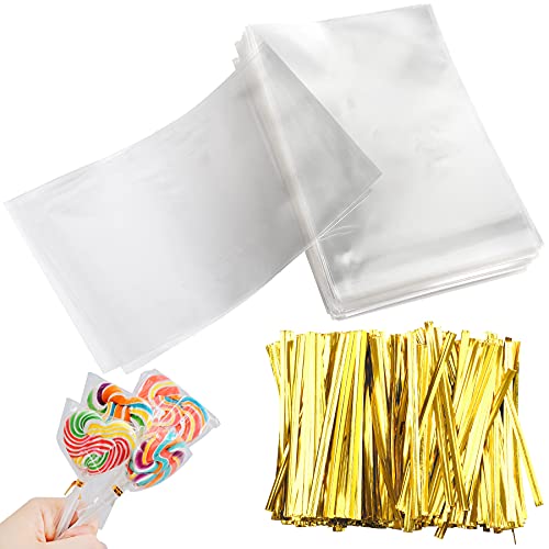 Sacs en cellophane pour sucettes ultra transparents et résistants - 2