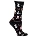 Hot Sox Coffee Sock , Black , Women's 4-10.5