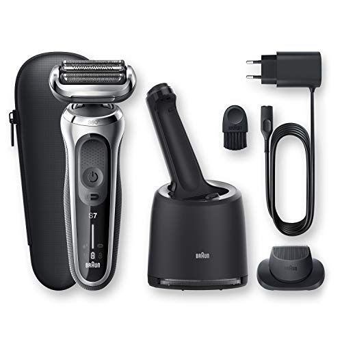 Seri 7 S7200 cc Kablosuz Tıraş Makinesi, AutoSense Teknolojisi, 360 Flex Başlık, EasyClick, Islak ve Kuru, Temizleme ve Şarj Üniteli