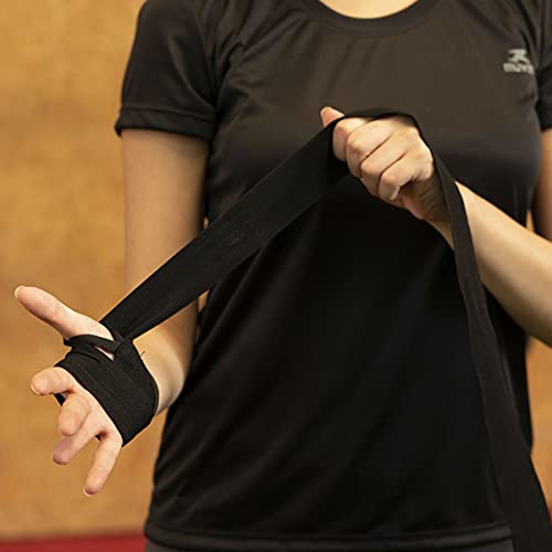 Bandagem Elastica 300cm x 5cm Preto Muvin