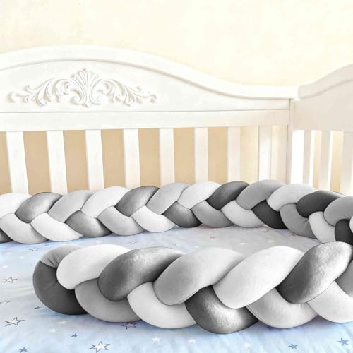 Soft Breathable Mattress Edge, Cotton Bed Set All Round Braided Pillow for Room.. (A09,150cm)