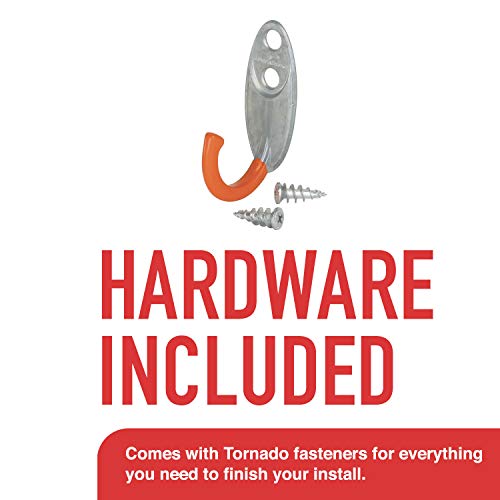 Racor - J1000 - Tornado J-Hook - Drywall Or Stud Mountable #TOP6