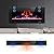 ZAFRO Electric Fireplace 30'' with Remote Control, Recessed Wall Mounted Electric Fireplace with Adjustable 12-Color Flame Brightness & Speed