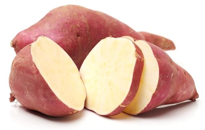 White Sweet Potatoes, Locally Grown, (japanese white sweet potatoes) 6 Pounds