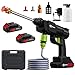 DKIEI Pressure Washer Cordless, Electric High Pressure Washer Portable Jet Washer Kit with 2 * 1500mAh Battery 2*Spray Nozzles 5M Hose, Washer Cleaner Machine for Car Garden Floor, Green