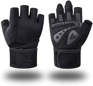 VIVIMI Workout Gloves Men and Women, Weight Lifting Gym Gloves with Wrist Support, Compatible with Apple Watch, Full Palm Protection and Strong Grip for Weightlifting, Training, Exercise, Pull ups