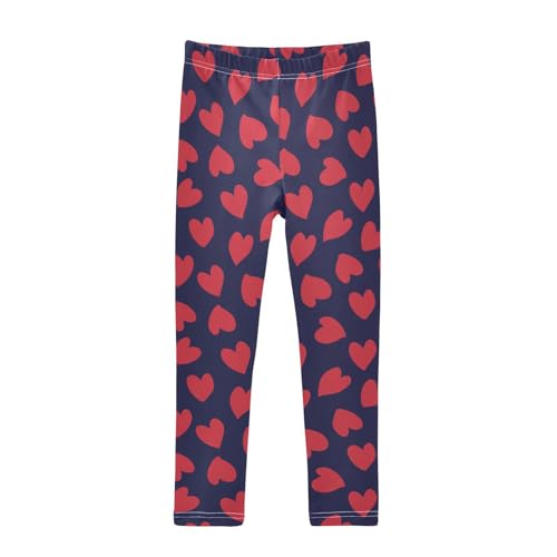 Valentines Girls Leggings Ankle Length Toddler Girl Pants Leggings Kids Leggings Tights Pants