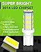 UNXMRFF - T10 921 LED Bulb White 42-SMD Camper Light Bulbs 168 912 194 LED Bulb for 12V RV Light Bulbs Travel Trailer RV Interior Ceiling Lights Car Map lights, Dome lights, Door Lights (Pack of 20)