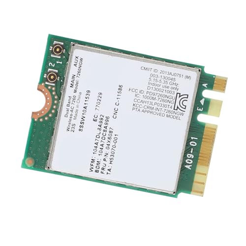 Drfeify Tarjeta de Red Inalámbrica para Thinkpad 04X6087 - Doble Banda 867Mbps - WiFi 2.4/5G Compatible con T440 T440P T440S T540P X240 X240S W540 L440 L540 miniatura 4