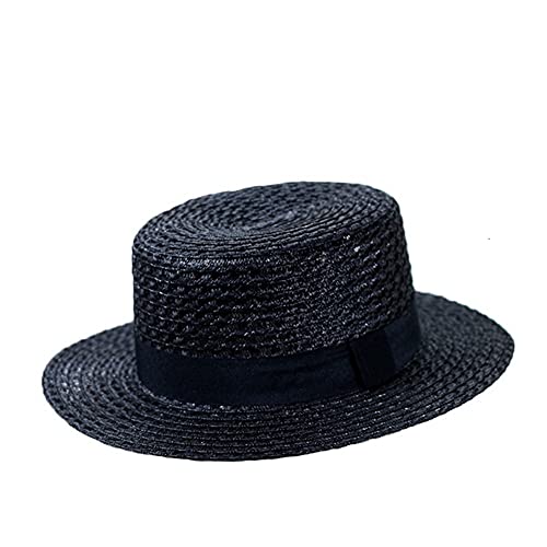 Chapeau de paille contre les coups de soleil efficace grâce au grand bord ventilé pour femme