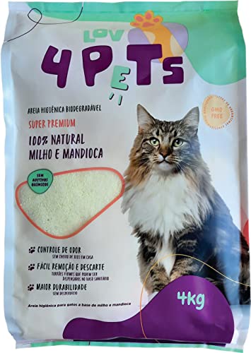 Areia Higienica Biodegradavel Para Gatos Lov4Pets