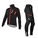 Produktbild ROCKBROS Fahrrad Jacke Hose Set Radjacke Winter Leicht Wasserfest Windjacke Lange Radhose Freizeithose