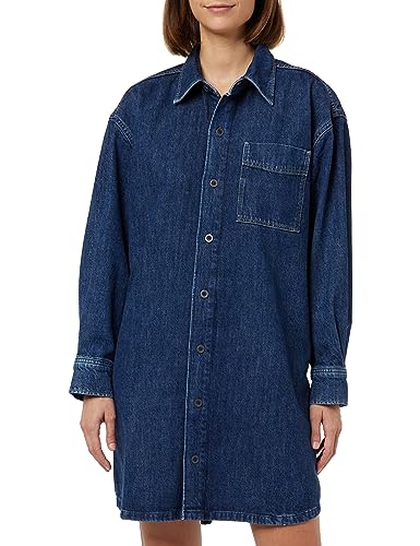 G-Star Raw Oversized Denim Dress, Vestido Para Mujer, Azul Antique Waterfront D23675-D301-G228 , Xxs G-Star Raw Oversized Denim Dress, Vestido Para Mujer, Azul Antique Waterfront D23675-D301-G228 , Xxs