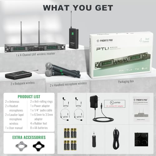 Phenyx Pro XA44 Wireless Microphone System thumb #7